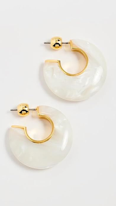 Gorjana Women's Paseo Marble Arc Hoops | Amazon (US)
