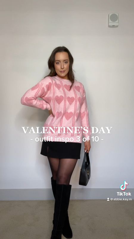 Ready for vday 💗 | Valentine’s Day Outfit Inspo 3 of 10

#valentinesday #valentinesday2023 #outfitideas #datenightideas #datenightoutfitideas #outfitinspo #valentinesdayoutfit #heartsweater #pinksweater #ootd #outfit #grwm

#LTKstyletip #LTKFind #LTKSeasonal