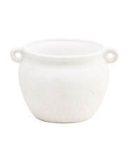 12.5in Indoor Outdoor Textured Stoneware Jug Planter | Marshalls