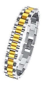 MPRAINBOW Personalized Women Thick Link Bracelet - Love Quote Name ID Engraved Link Bracelet,Adju... | Amazon (US)