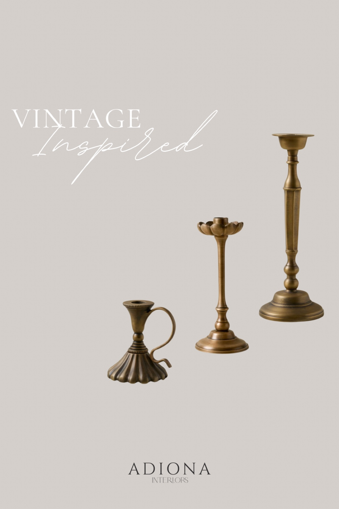 Vintage inspired taper candle holders 

#LTKHoliday #LTKSeasonal #LTKHome