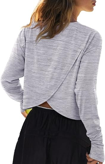 LASLULU Womens's Workout Tops Long Sleeve Lightweight Athletic Running Exercise Gym Yoga Hiking T... | Amazon (US)