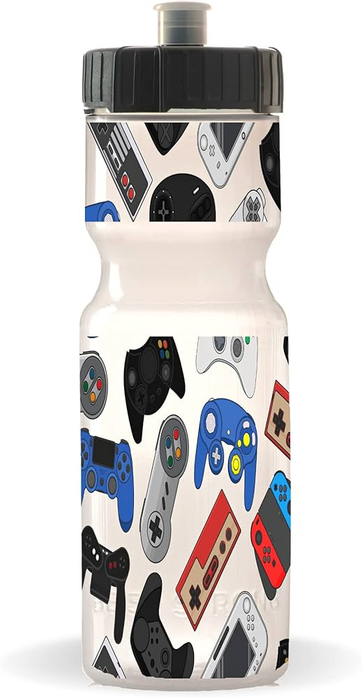 50 Strong Kids Water Bottle | 22 oz. BPA- Free Sports Squeeze Water Bottles with Pull Top Cap |Pe... | Amazon (US)