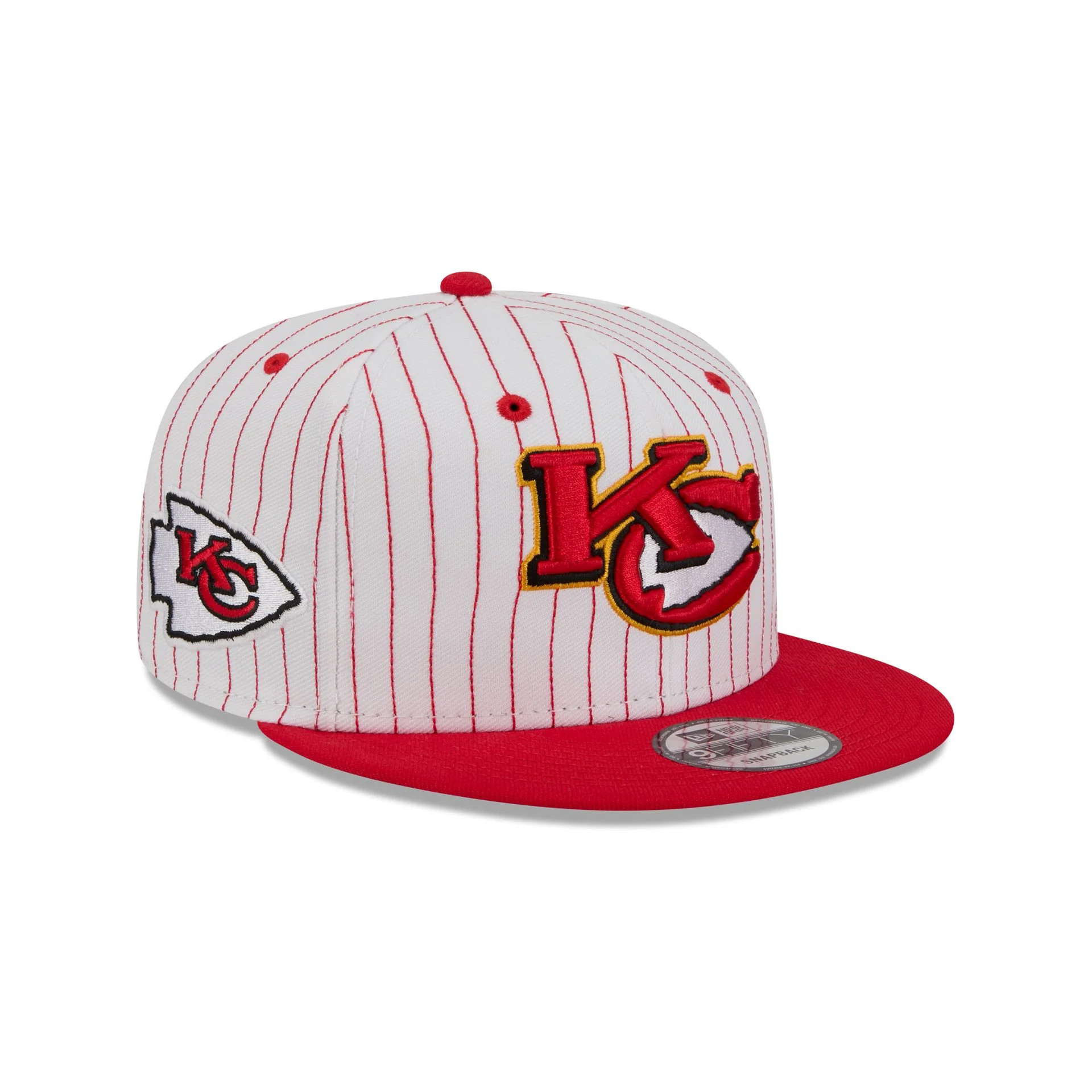 Kansas City Chiefs Deceptor Pinstripe 9FIFTY Snapback Hat | New Era