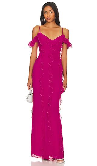 Marisol Gown in Pink | Revolve Clothing (Global)