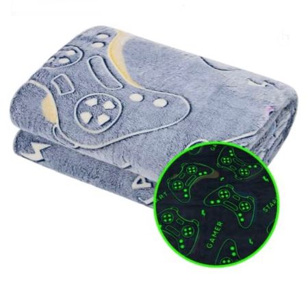 Glow in The Dark Blanket, Game Controller Soft Cozy Fleece Blanket for Gamer Teens Boys Kids Blankets Decor for Bed Sofa Couch, All Season Fun Christmas Birthday Gifts Gaming Throw Blanket 60"x 50"

#LTKunder50 #LTKkids #LTKfamily