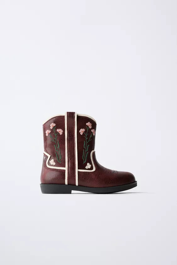 EMBROIDERED COWBOY BOOTS | Zara US