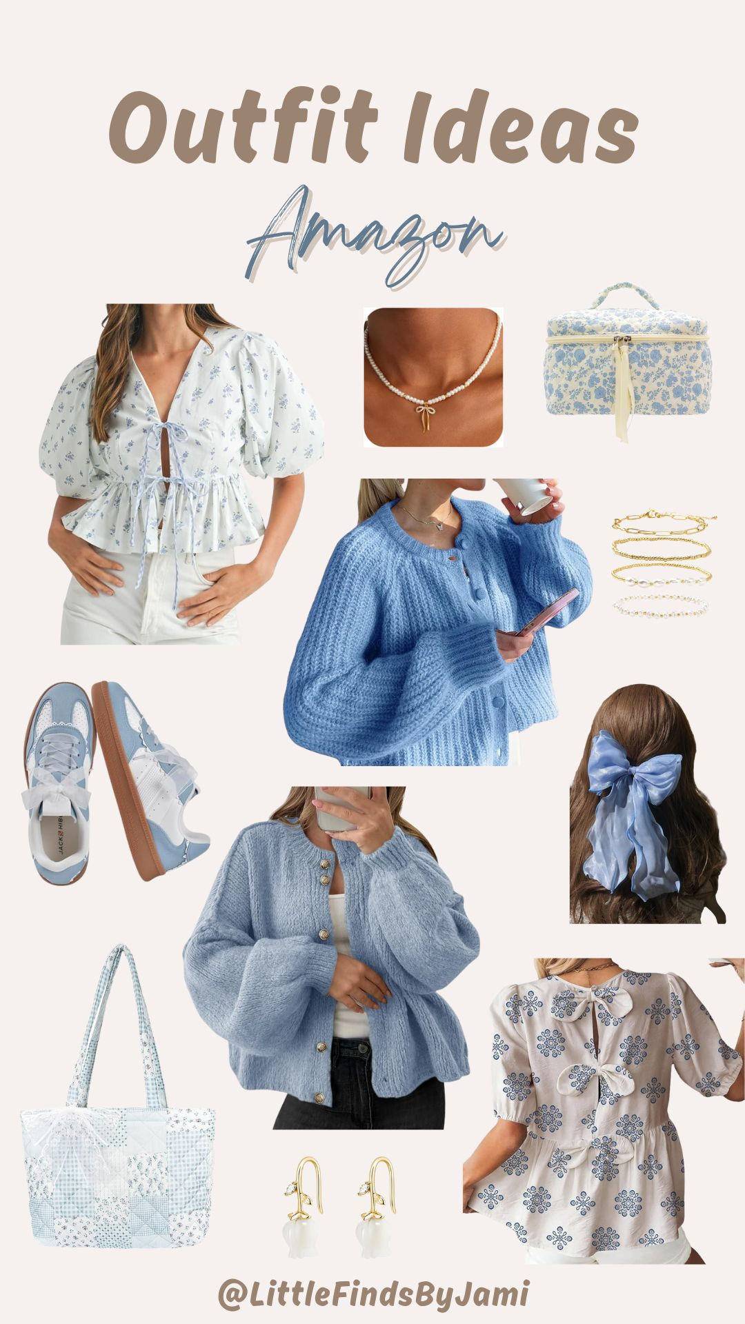 Women's spring to summer finds. Blue. Amazon trending clothes. Cardigan sweater. Bow tie top. Shoes. Accessories. Gifts for her. Mothers day outfit. Easter. Baby shower. Gender reveal.  

 

#LTKgrwm #LTKootd #LTKBeauty