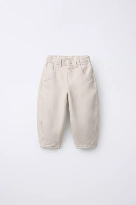 BALLOON WAFFLE PANTS | Zara US