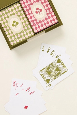 Papier x Anthropologie Playing Cards, Set of 2 | Anthropologie (US)