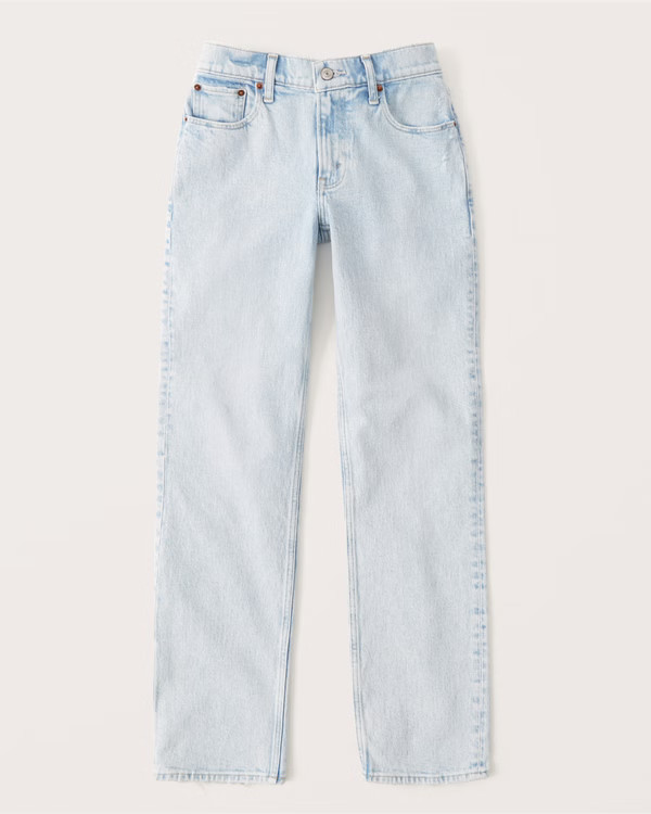 Low Rise 90s Straight Jean | Abercrombie & Fitch (US)
