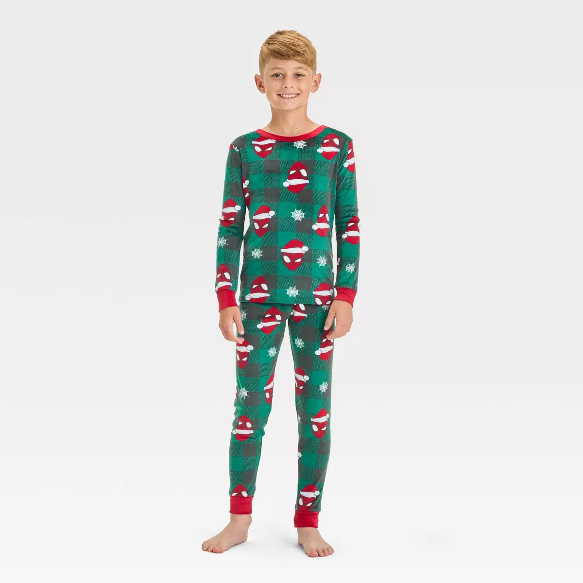 Boys' Spider-Man 2pc Snug Soft Pajama Set - Green | Target