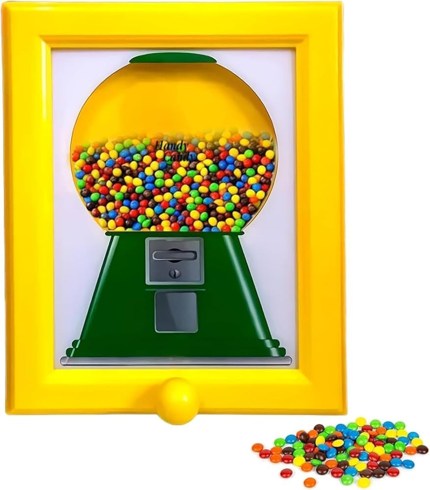 Candy Dispenser Picture Hanging Candy Frame, Gumball Machine In A Frame, Handy Fast Distribution ... | Amazon (US)