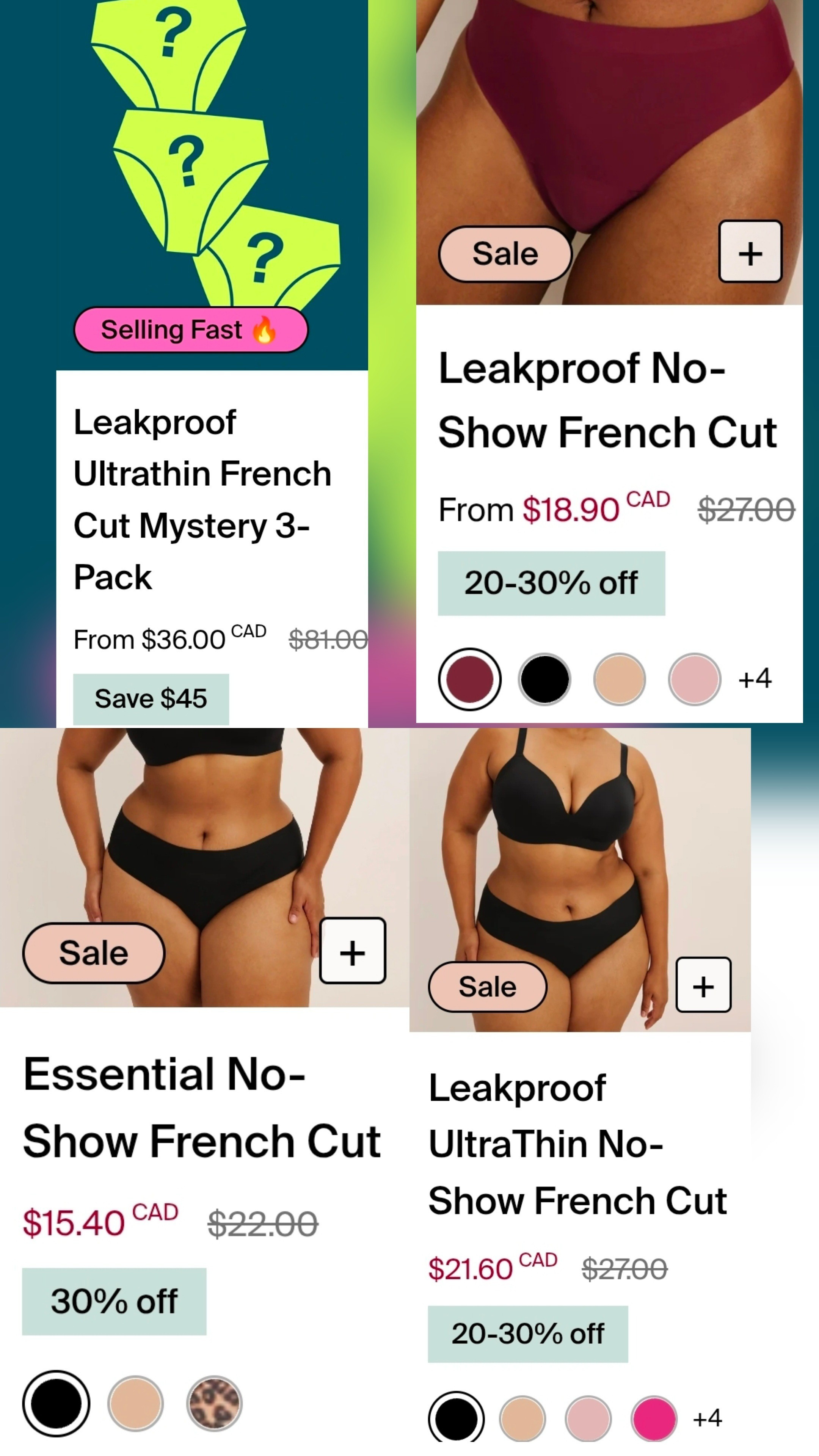 Mes sous-vêtements préférés sont en super rabais !! Avec leakproof ou sans. No-show / sans coutures !! LTKquebec ... LTKmontreal ... #Leakproof  ... styledesign sp 

#LTKcanada #LTKcurves #LTKplussize