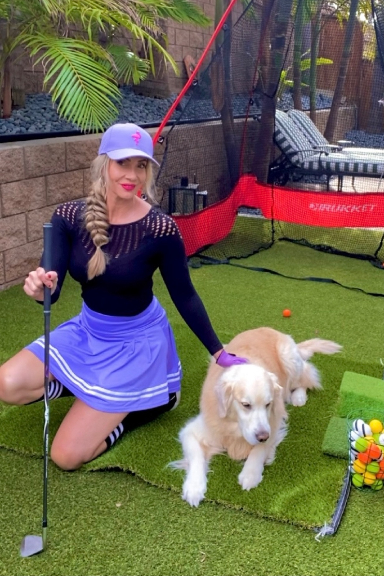 I love this purple outfit for fall. Perfect for on or off the golf course. Dog not for sale lol.
Hat-not linked is Dhudson 
More discounts in my Instagram bio @katanastrong 
#golf #golffashion #fallfashion #womengolf #ltk #sports

#LTKunder50 #LTKfit #LTKcurves