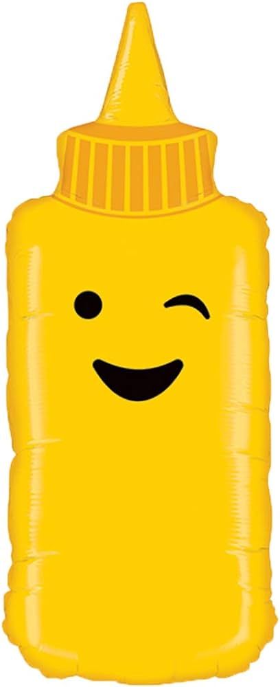 Adorable Mustard Bottle 35" Foil Summer Picnic BBQ Party Balloon | Amazon (US)