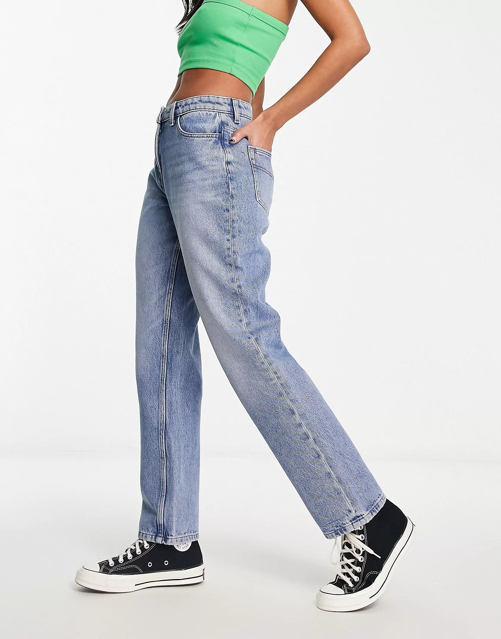 COLLUSION x006 mom jeans in blue | ASOS (Global)