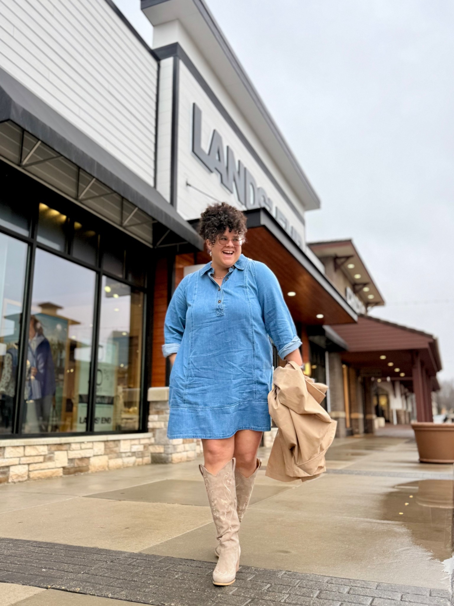#gifted #ad

Shout out to Lands’ End for gifting me this relaxed denim dress from their new spring line. 

It’s so easy to style and can easily be dressed up or down.

Just add wedges and a rattan clutch for summer, or sneakers and a backpack for running errands. 

Or wear it with cowgirl boots for a girl’s trip to Nashville. 

Whatever your heart desires! 

I got the 1X since I’m big busted and broad shouldered. Fits perfectly!

The boots were gifted by Amazon in exchange for my honest review.

And the coat was also gifted by Universal Standard as part of their ambassador program a year or two ago.

#LTKOver40 #LTKootd #LTKPlusSize