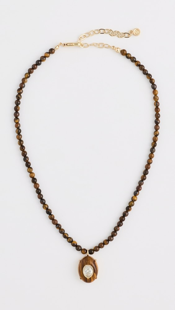 Modern Beaded Pendant Necklace | Shopbop