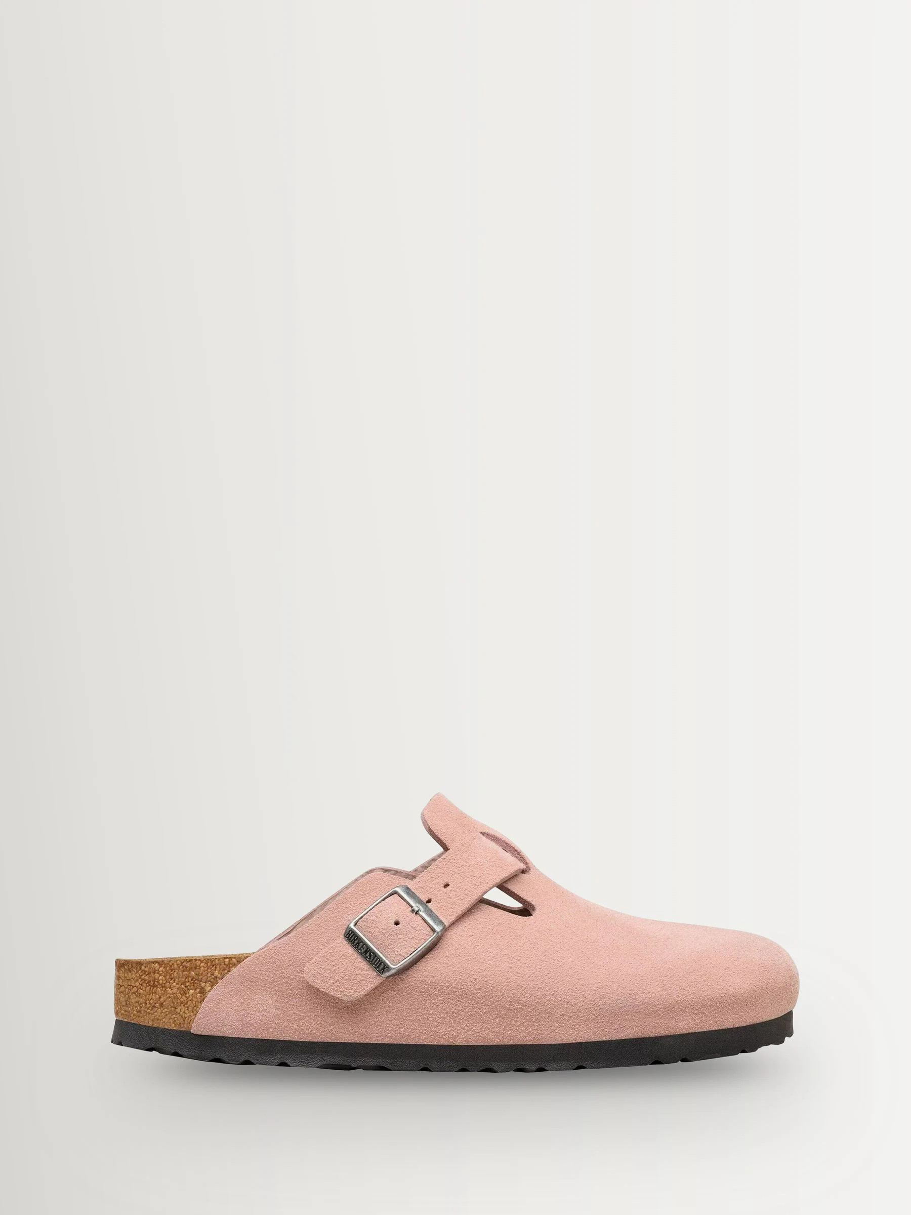 Birkenstock Birkenstock Pink Boston Suede Clogs | Next US