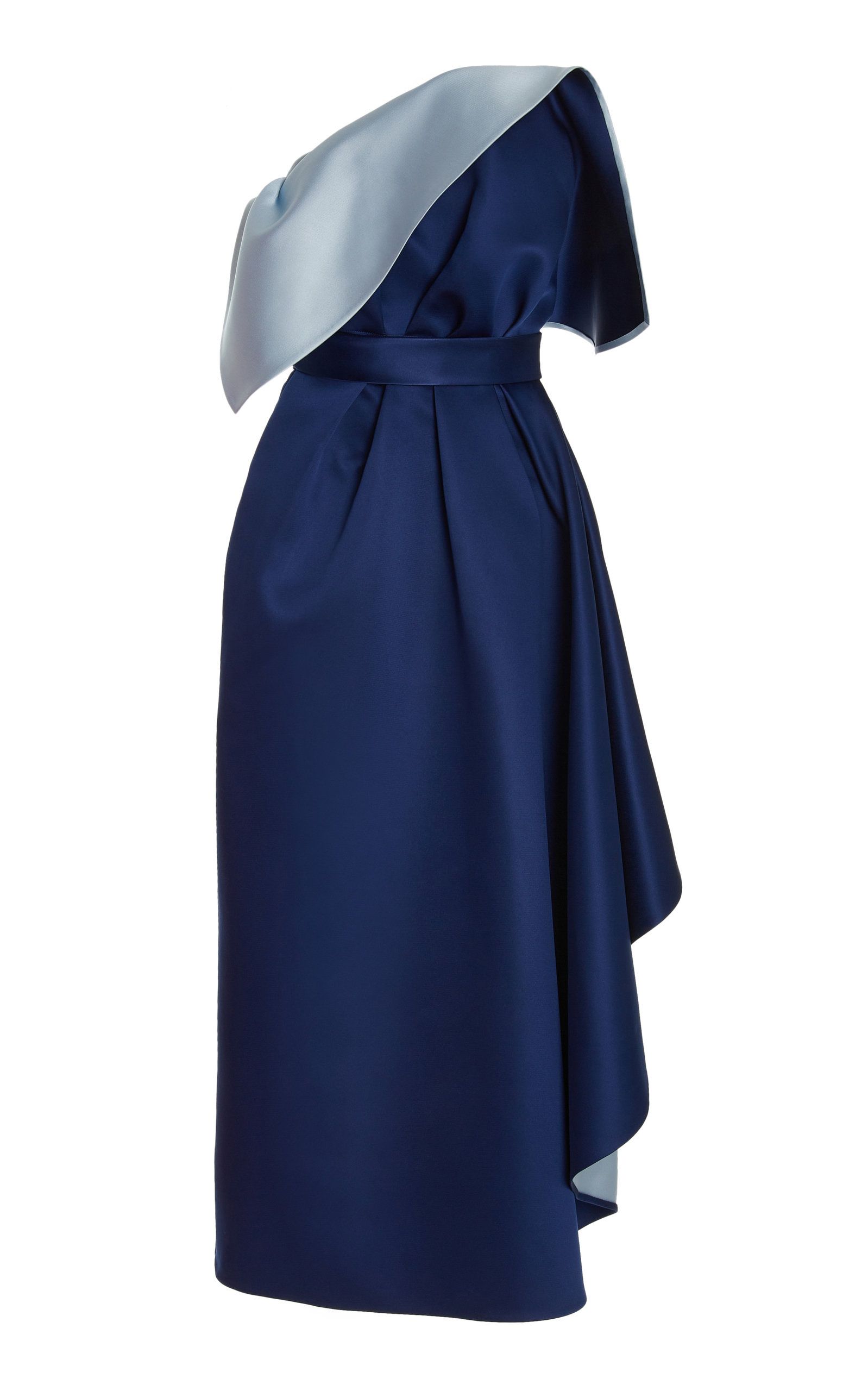 Carolina Herrera - Women's Cascading Strapless Midi Dress - Multi - US 0 - Moda Operandi | Moda Operandi (Global)