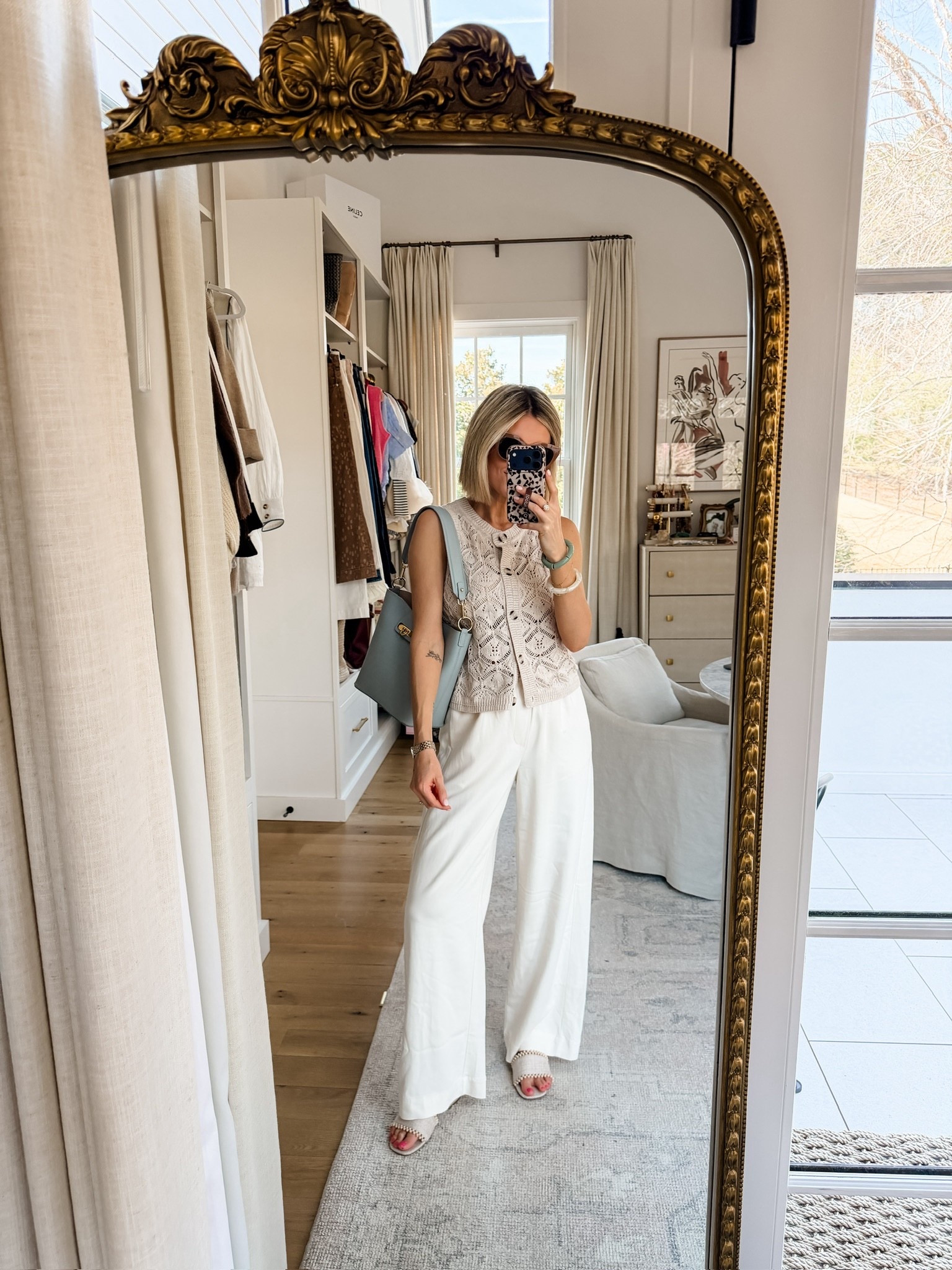 This sweater vest is currently 25% off! 👏🏼 Love this look for transitioning into spring! Wearing size S!

Loverly Grey, Target, Target sale, spring outfit, white pants

#LTKSeasonal #LTKSaleAlert