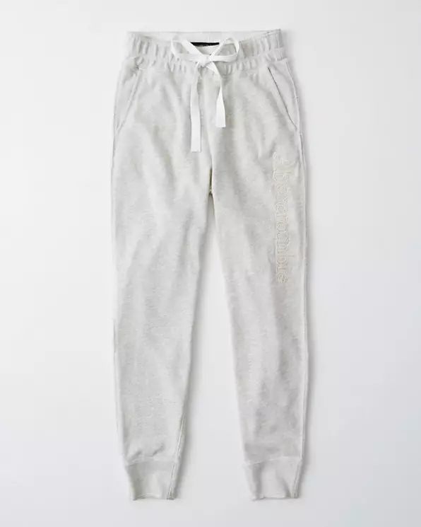 Logo Fleece Joggers | Abercrombie & Fitch US & UK