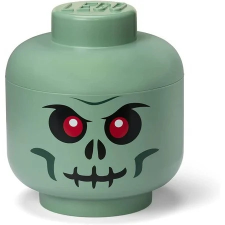 LEGO Storage Products: 40320811 Large Head Sand Green - Skeleton/Zombie | Walmart (US)