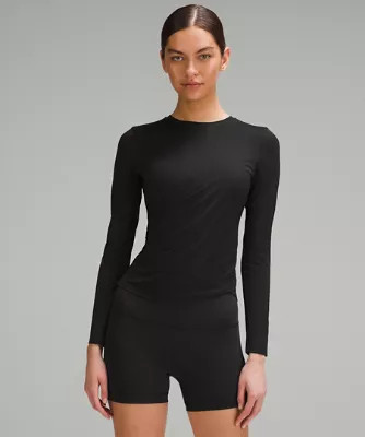 Light SmoothCover Wrap-Front Long-Sleeve Shirt | lululemon (AU)