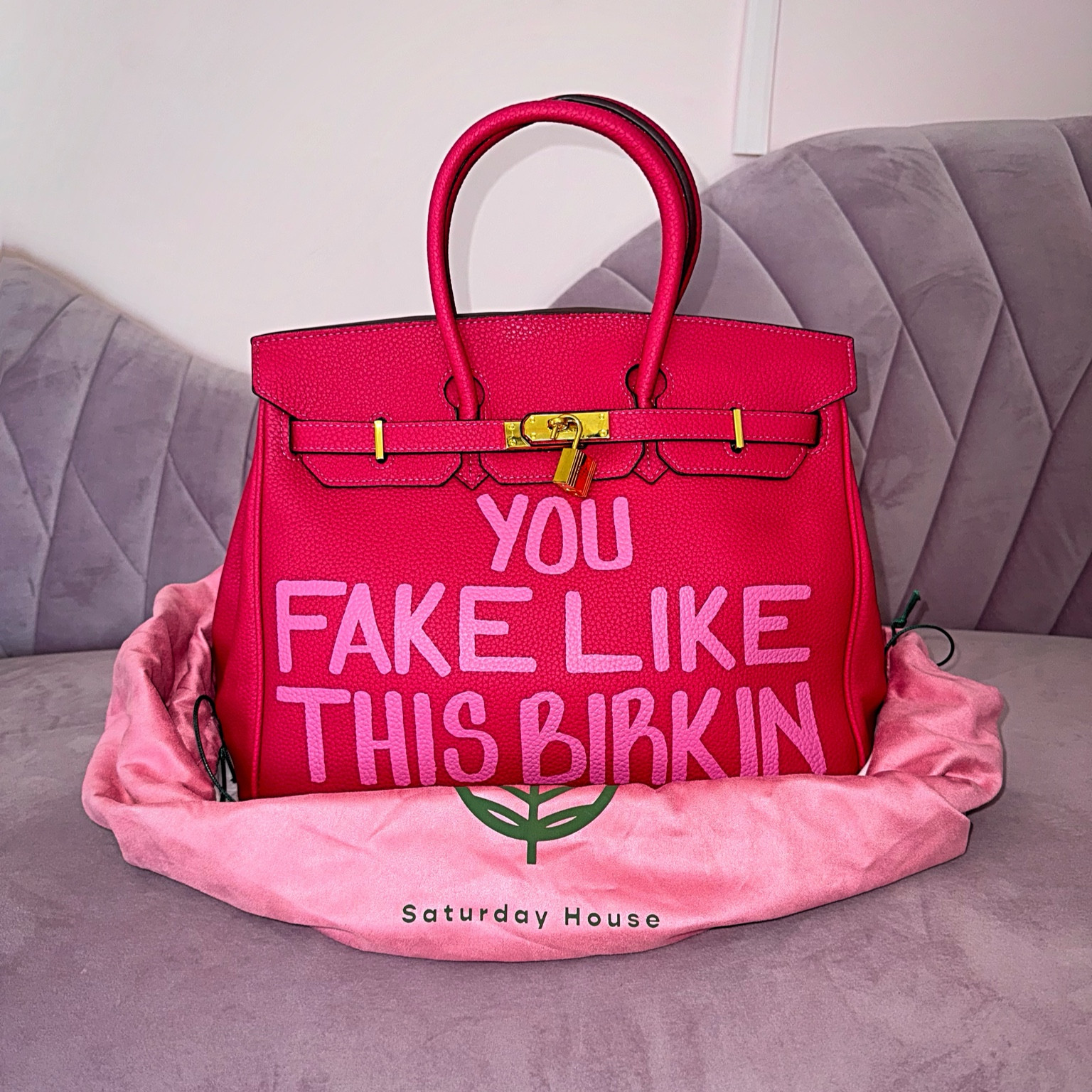 Buy from a black business (or five) today. #BlackHistoryMonth

This bag is chefs kiss 🤌🏽 Great quality, vibrant color, spacious, and love the cheeky message 🩷

#LTKitbag #LTKSeasonal
