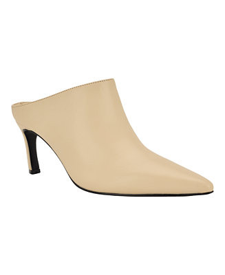 GUESS Women's Pacon Pointed Toe Slip-On Stiletto Mules - Macy's | Macy's