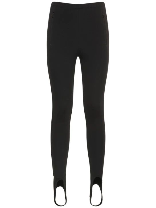Stirrup stretch viscose leggings - Wardrobe.nyc - Women | Luisaviaroma | Luisaviaroma