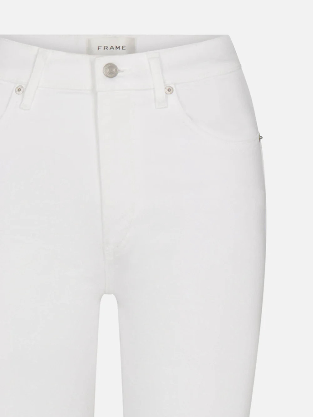 THE ICON LONG WHITE | Frame Denim