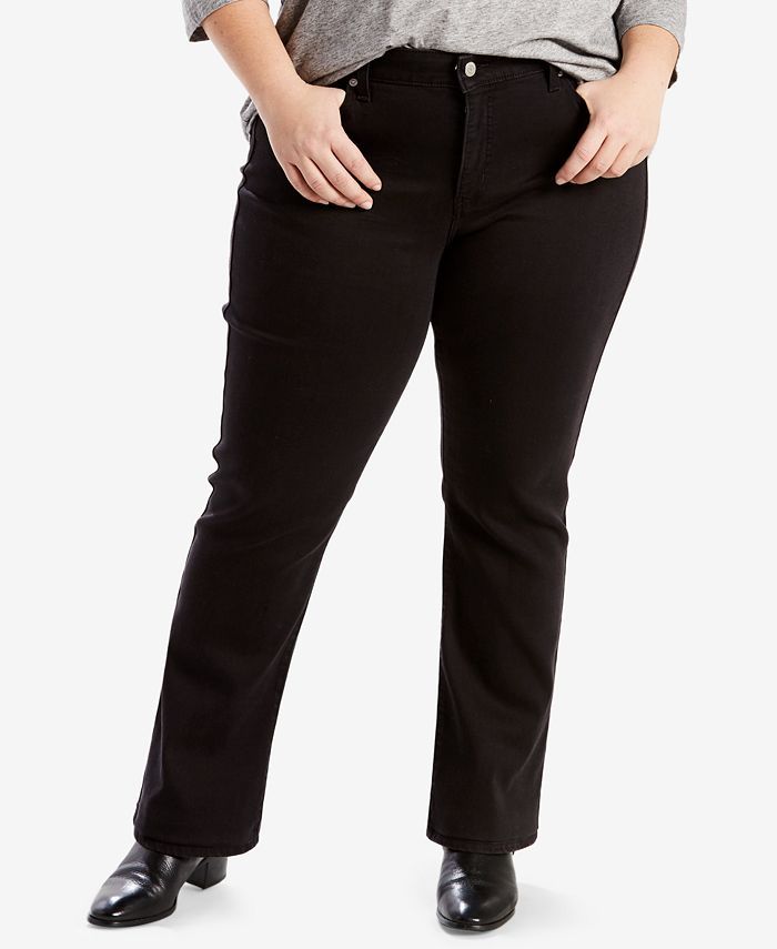 Trendy Plus Size Classic Straight-Leg Jeans | Macys (US)