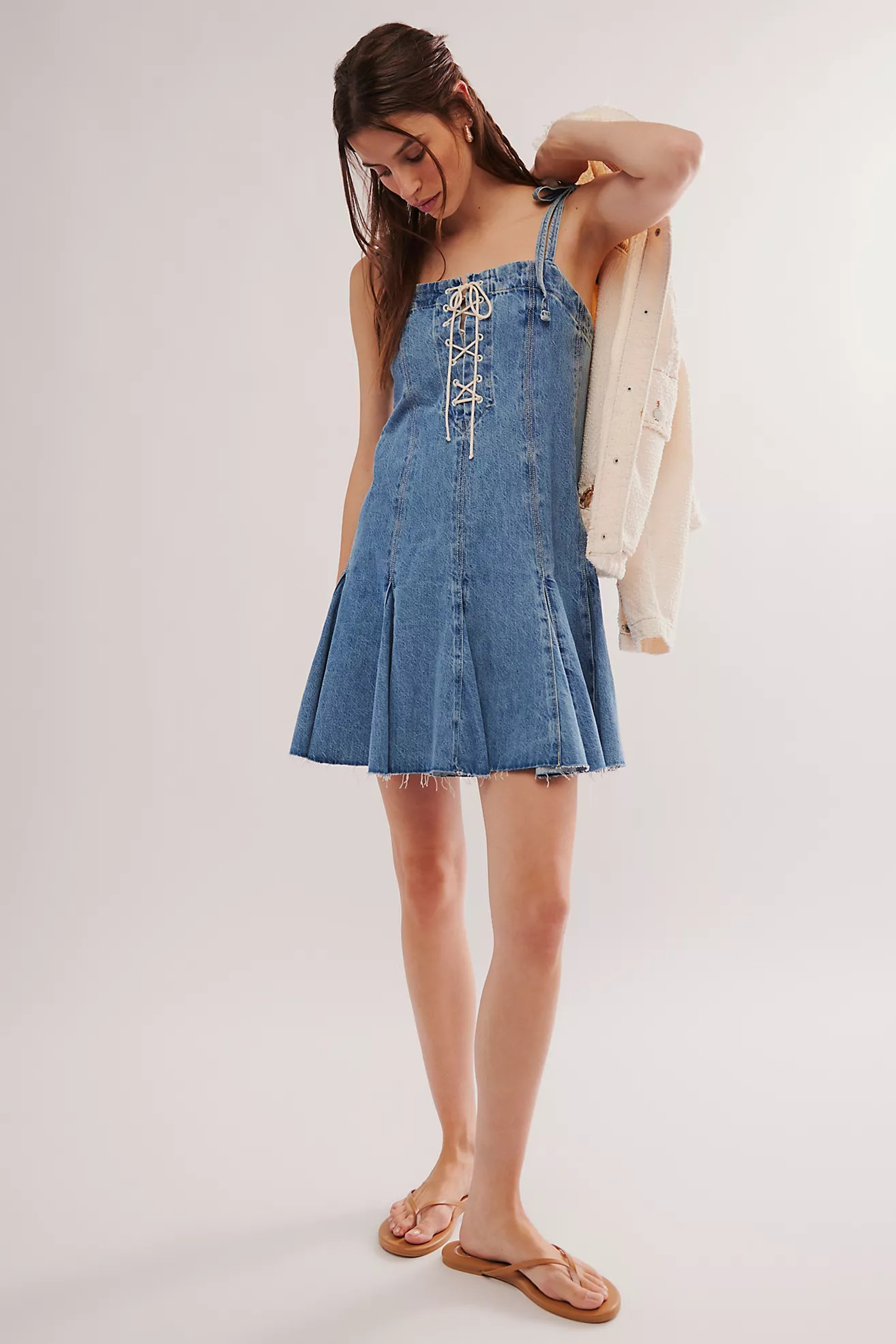 RE/DONE Flounce Dress | Free People (Global - UK&FR Excluded)