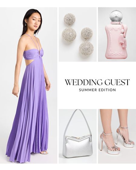Summer wedding guest outfit idea.

purple dress // metallic heels// wedding guest dress // lavender dress // wedding guest dress spring // wedding guest dress summer // beach wedding

#LTKwedding #LTKFind #LTKstyletip