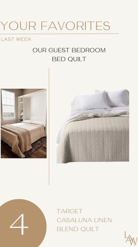 Target Casaluna Bed Quilt

#LTKhome #LTKfindsunder100 #LTKstyletip