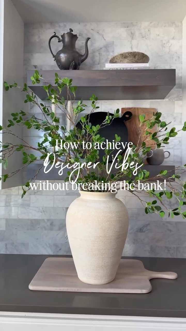 ✨Follow + Comment BRANCH for a link via DM to shop! 🌿Can you believe these branches are from Amazon?! They’re 50” tall once styled, comparable sized faux branches can easily be $50+ each!

✨Pro tip: Always bend and shape each stem before placing them in the vase. Slight variations in each branch make faux greenery look more natural and high end.

I used 6 faux branches for this XL arrangement
• 4 branches create a more airy look
• 2–3 branches are perfect for a standard size vase

They’re sold in sets of 2 or 5, making it easy to customize the look for any space!

You can always shop the link on my bio! 

#AmazonHomeDecor #FauxGreenery #inspiremehomedecor Amazon faux branches, faux greenery stems, spring home decor