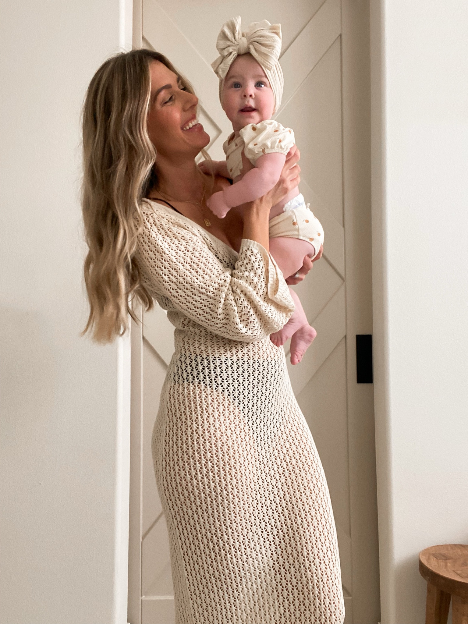Ready for a day at the beach with my little beach babe 👶🏼🌊 I’m wearing a size small in my swim coverup and Ella is wearing 6-12 in her bikini 

Amazon, swim coverup, beach outfit, vacation outfit, Summer style, spring break outfits, baby swimsuit, baby bikini, baby girl swimsuit, Rylee & Cru 

#LTKStyleTip #LTKBaby #LTKSwim