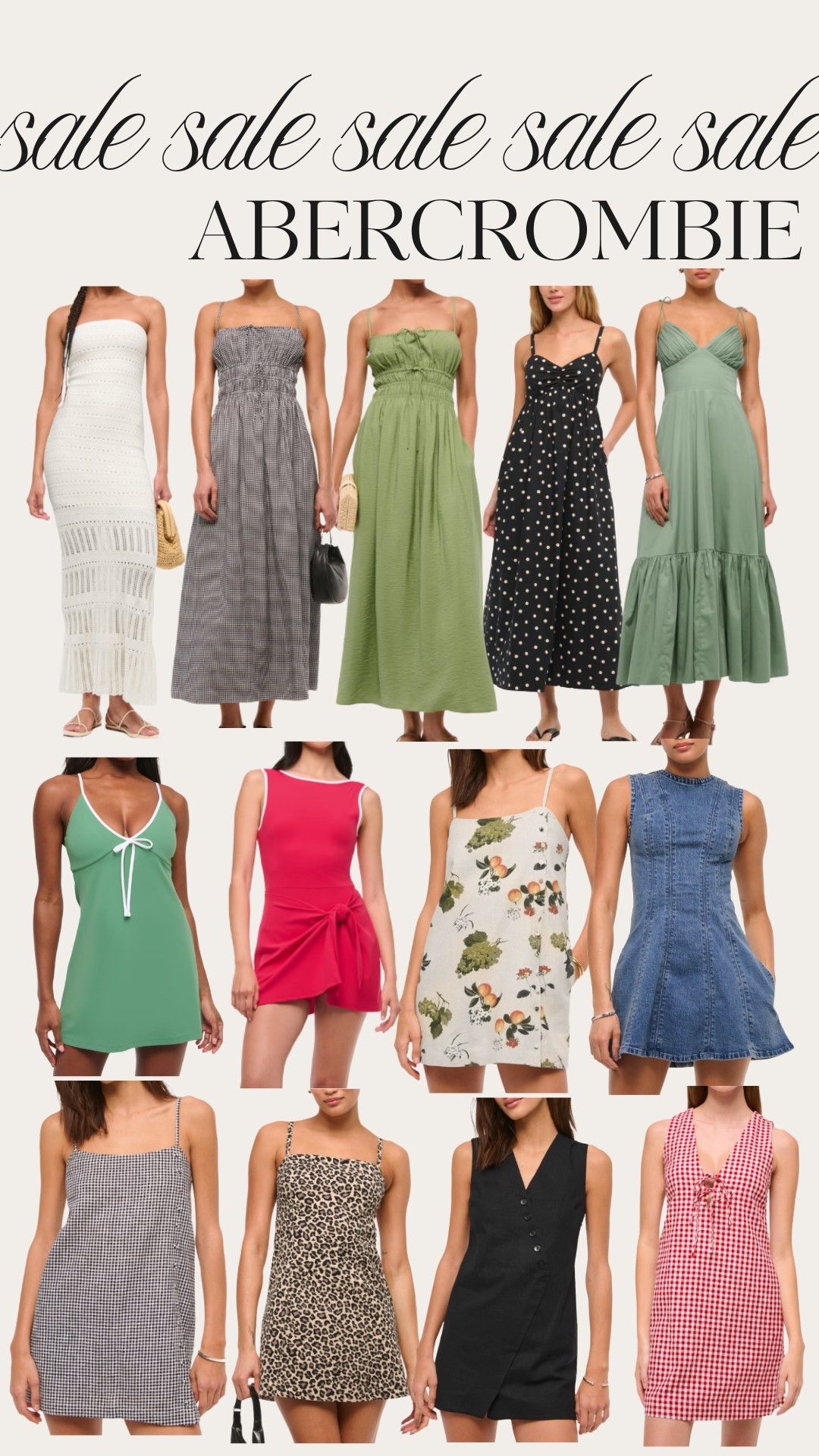 Abercrombie sale!! Plus extra 25% off with code AFLTK

#LTKSpringSale #LTKSaleAlert