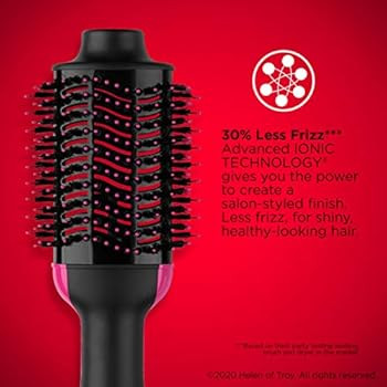 REVLON One-Step Hair Dryer And Volumizer Hot Air Brush, Black, Packaging May Vary | Amazon (US)
