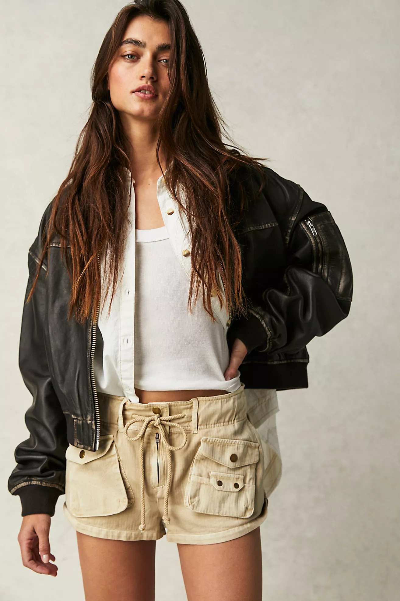 Waimea Slouchy Solid Shorts | Free People (Global - UK&FR Excluded)