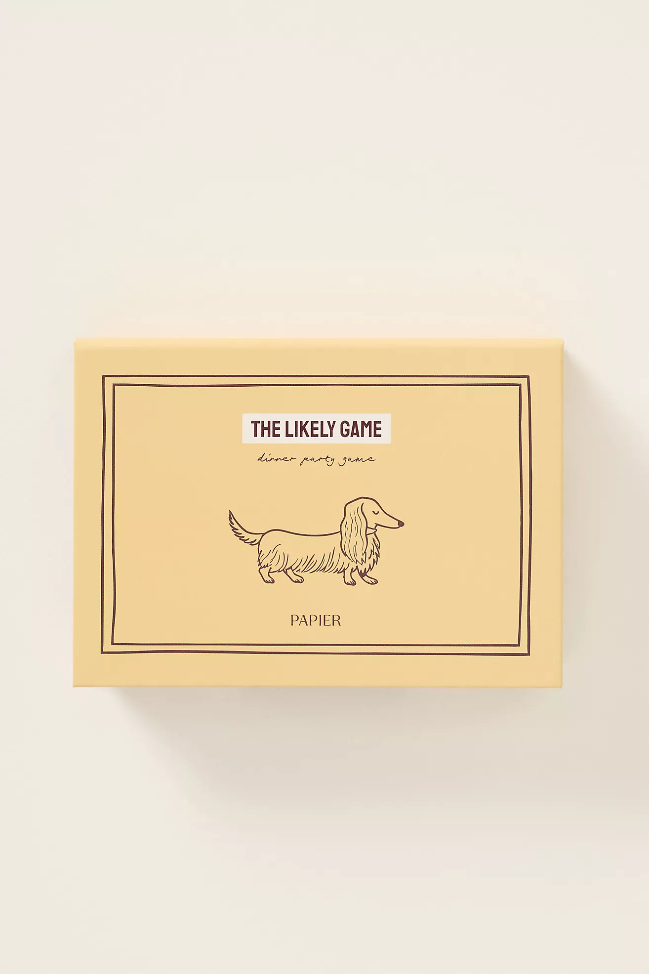 Papier x Anthropologie Plaid and Paw Dinner Party Game | Anthropologie (US)