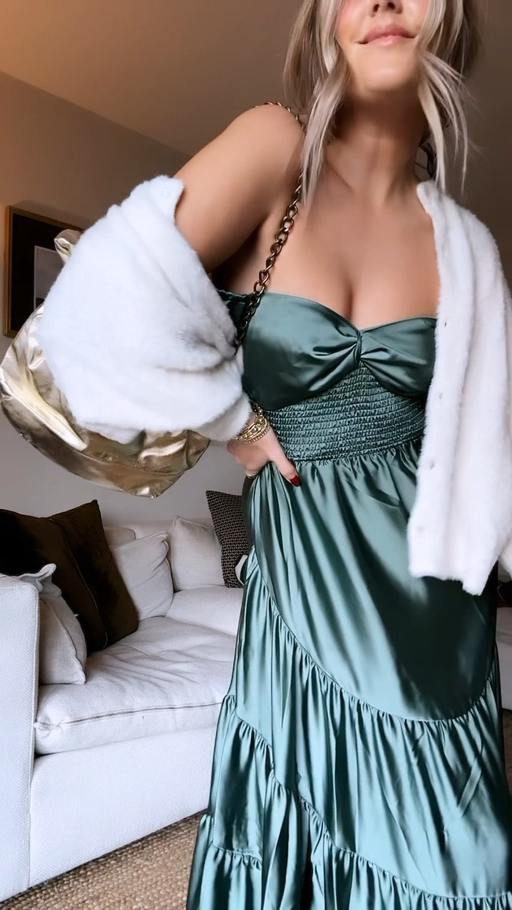 green emerald velvet dress Free People Chartreuse Yellow Green Dress with Ruched Button Up Side ( –  The Thrifty Hippy main image 0