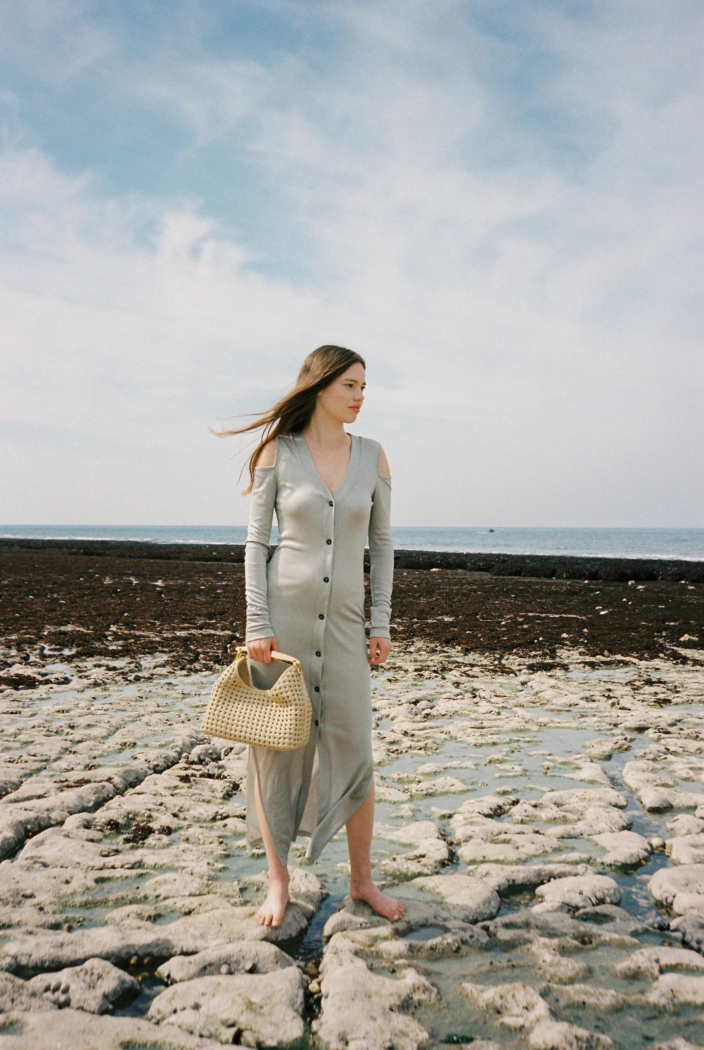 Boomerang Woven Leather Butter - Summer Woven Bag - Elleme | Elleme