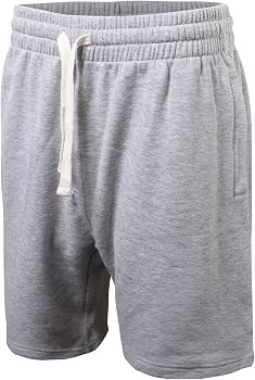 PROGO USA Men’s Shorts – Classic Fleece Workout Shorts - Men Shorts Casual with Elastic Waist | Amazon (US)