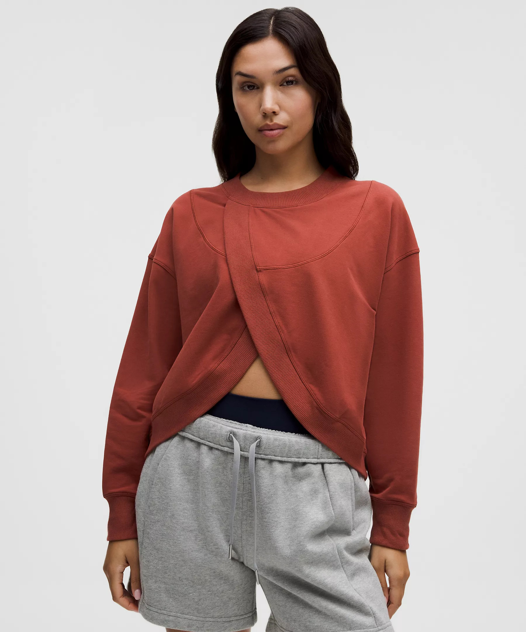Lunar New Year Sueded Terry Front-Overlap Pullover | Lululemon (US)