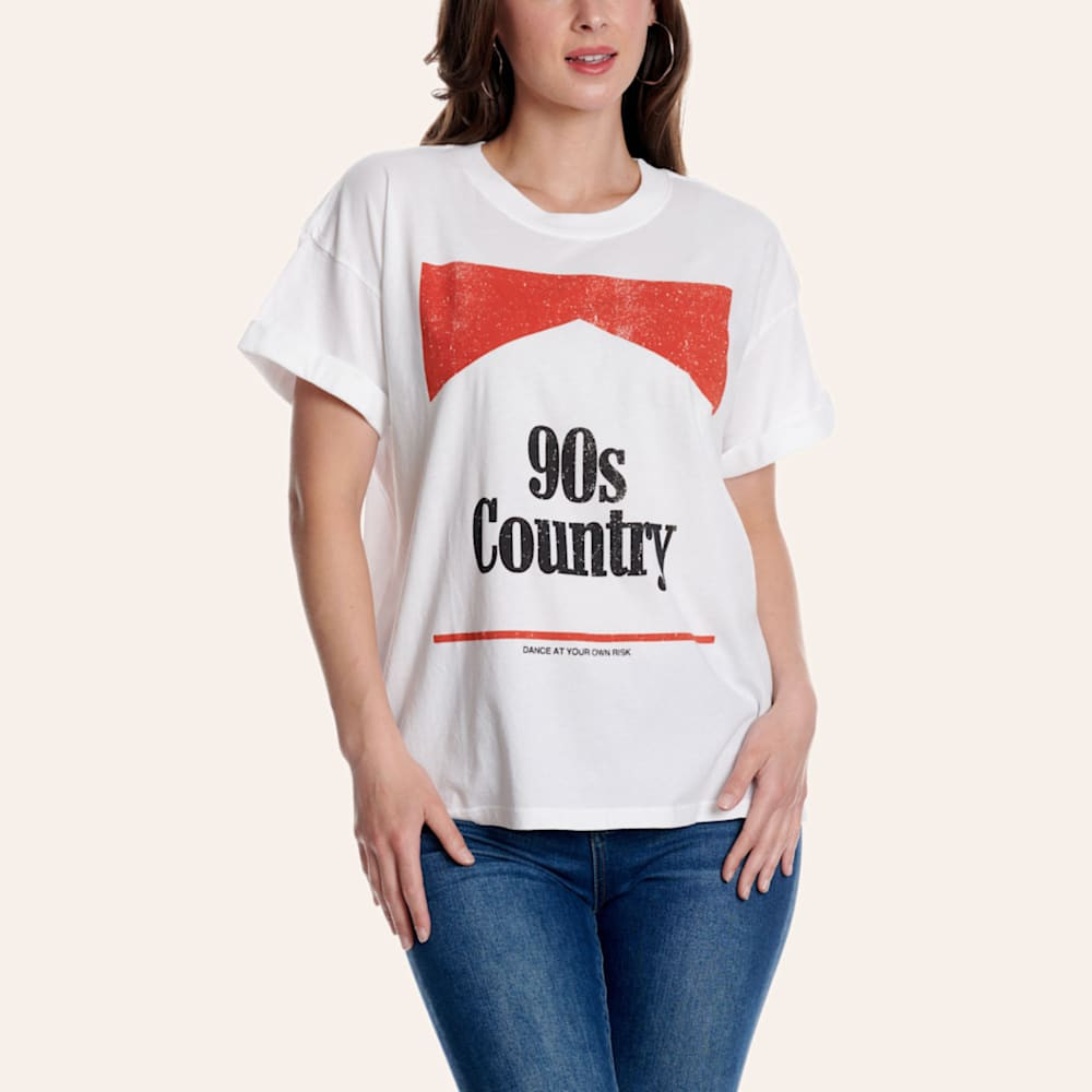 Girl Dangerous Women's Vintage White 90's County Graphic T-Shirt | Cavender's