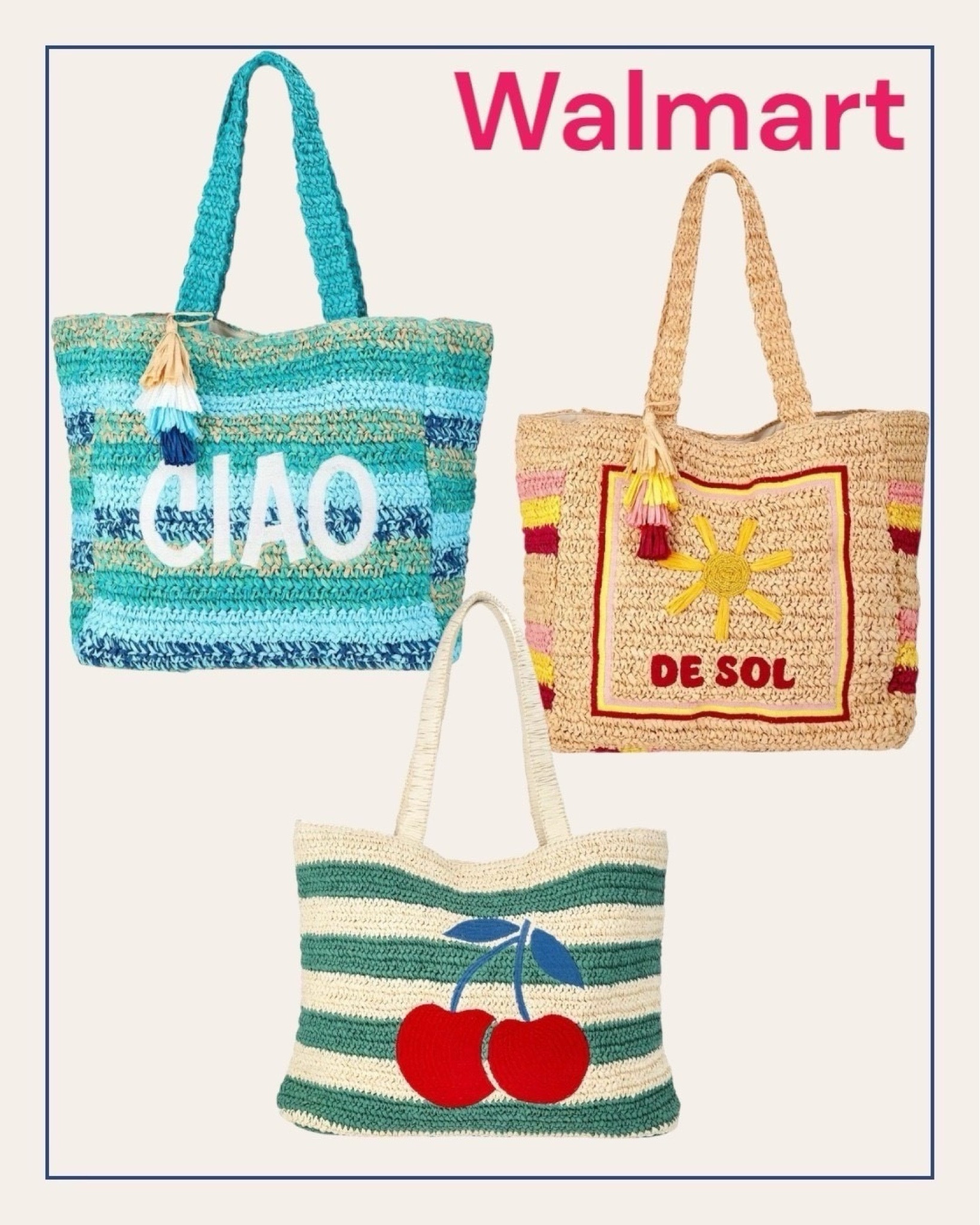 Walmart new. Tote bags. 
#totes
#beachbag
#walmartfashion

Follow my LTK @417bargainfindergirl on the @shop.LTK app to view this post and get my exclusive app-only content!

#liketkit 
@shop.ltk
https://liketk.it/63tvL

Follow my LTK @417bargainfindergirl on the @shop.LTK app to view this post and get my exclusive app-only content!

#liketkit 
@shop.ltk
https://liketk.it/66Hp6