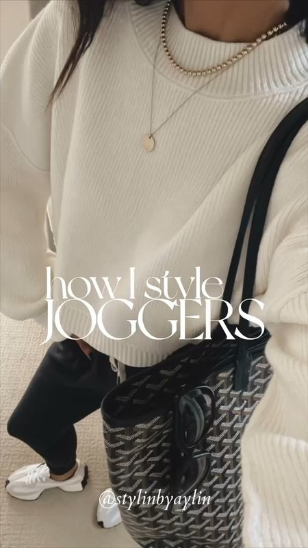 How I Style Joggers ✨ I'm just shy of 5’7 wearing the size XS joggers and small sweater from FP
#StylinbyAylin #Aylin

#LTKstyletip #LTKSeasonal #LTKfindsunder100